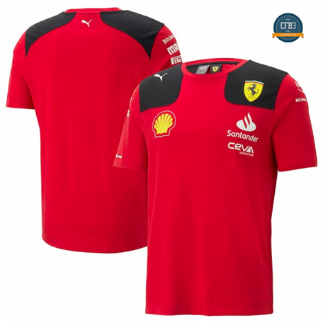 Cfb3 Camiseta Camiseta Scuderia Ferrari 2023