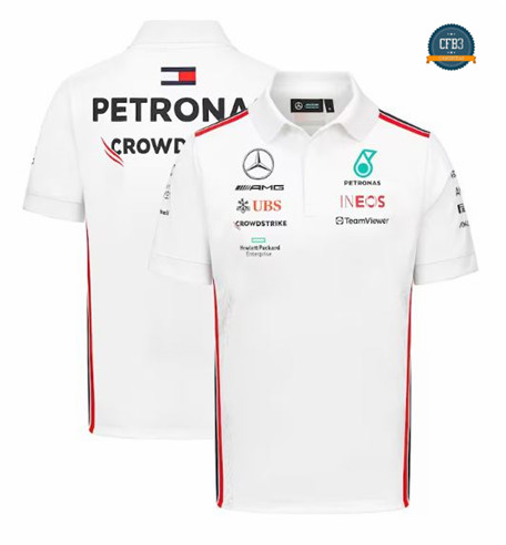 Cfb3 Camiseta Polo Petronas F1 Mercedes AMG 2023