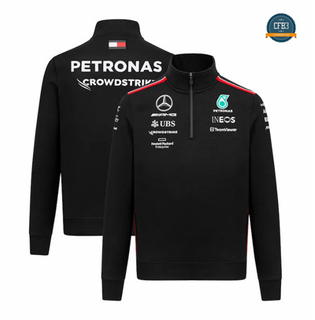 Cfb3 Camiseta Sudadera con cremallera Mercedes AMG Petronas F1 2023