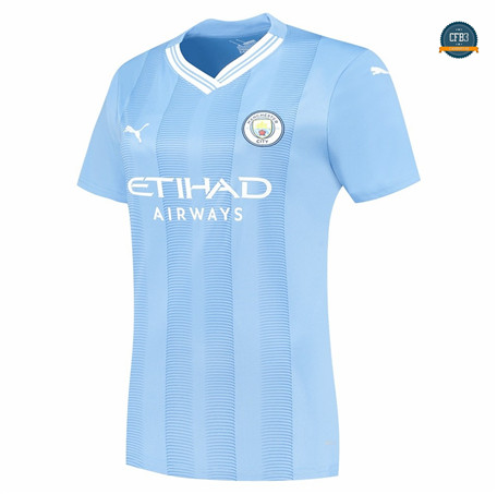 Cfb3 Camiseta Manchester City Mujer Equipación 1ª Equipación 2023/2024