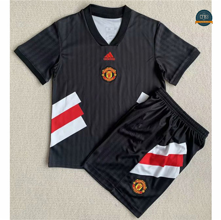 Cfb3 Camiseta Manchester United Niño Equipación Negro 2023/2024