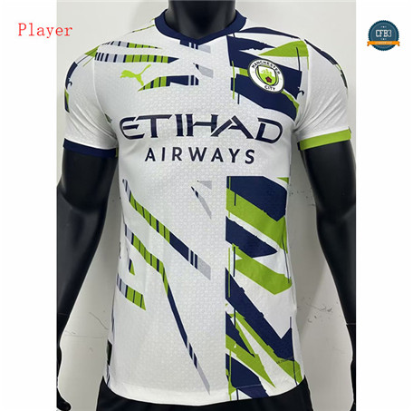 Cfb3 Camiseta Manchester City Player Equipación Classic Blanco 2023/2024