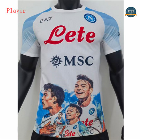 Cfb3 Camiseta Naples Player Equipación Blanco/Azul 2023/2024