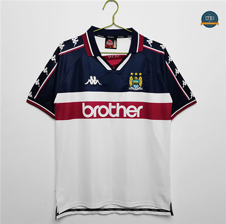 Cfb3 Camiseta Retro 1997-98 Manchester City 2ª Equipación