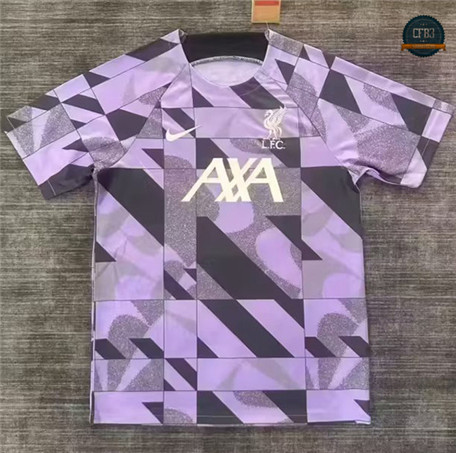 Cfb3 Camiseta Liverpool pre-match Training Equipación Púrpura 2023/2024
