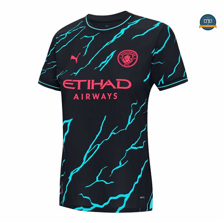 Cfb3 Camiseta Manchester City Mujer Tercera Equipación 2023/2024