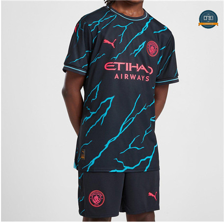 Cfb3 Camiseta Manchester City Niño Tercera Equipación 2023/2024