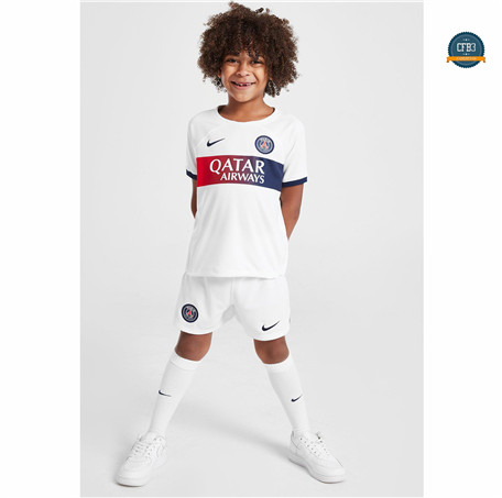 Cfb3 Camiseta Paris Saint Germain Niño Segunda Equipación Blanco 2023/2024