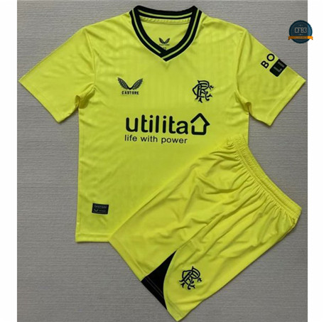 Cfb3 Camiseta Rangers FC Niño Portero Amarillo 2023/2024