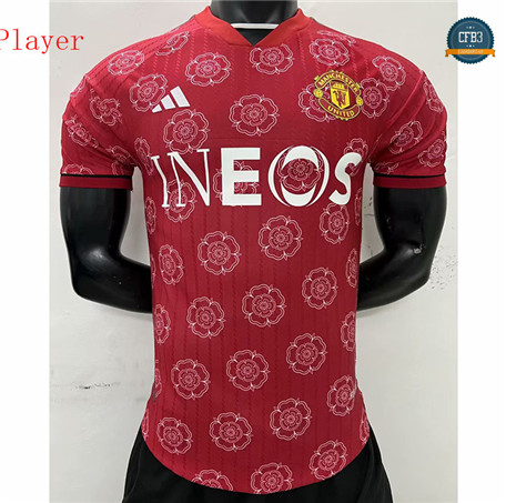 Cfb3 Camiseta Manchester United Player Training Equipación Rojo 2023/2024