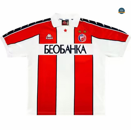 Cfb3 Camiseta Retro 1995-97 Rojo Star Belgrade Primera Equipación