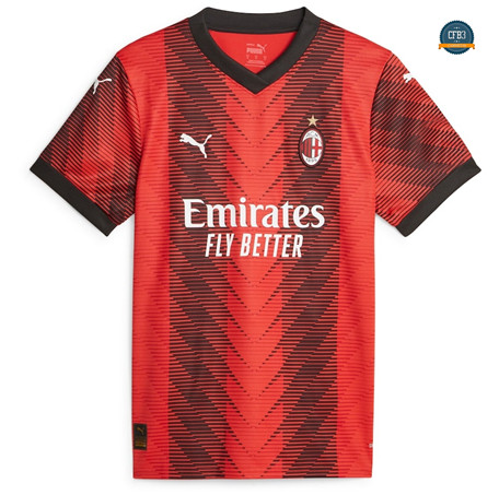 Cfb3 Camiseta AC Milan Mujer 1ª Equipación 2023/2024