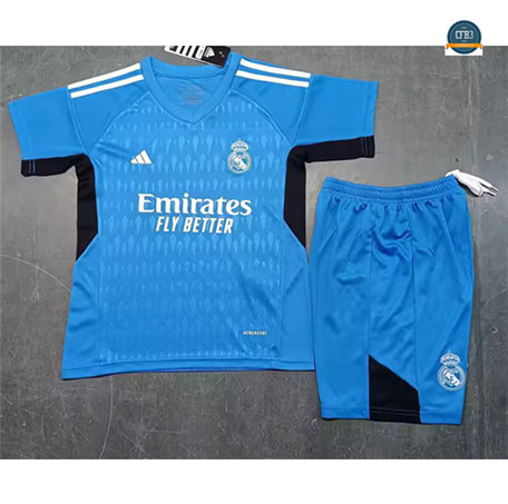 Cfb3 Camiseta Real Madrid Niño Equipación Portero Azul 2023/2024
