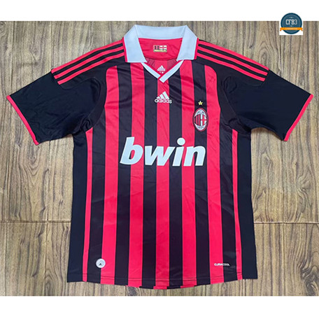 Cfb3 Camiseta Retro 2009-10 AC Milan 1ª Equipación