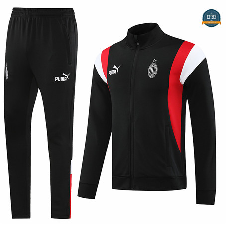 Crear Cfb3 Chaqueta Chándal AC Milan Equipación Negro 2023/2024 tienda