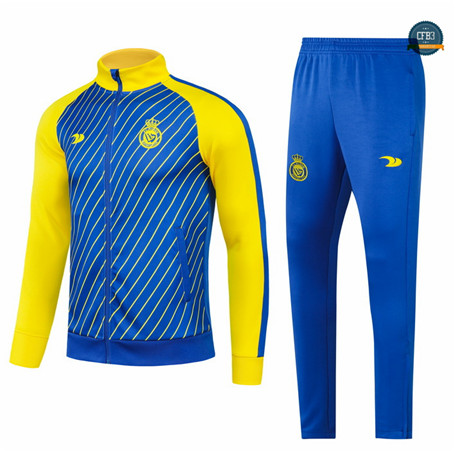 Comprar Cfb3 Chaqueta Chándal Al-Nassr Equipación Azul 2023/2024 baratas