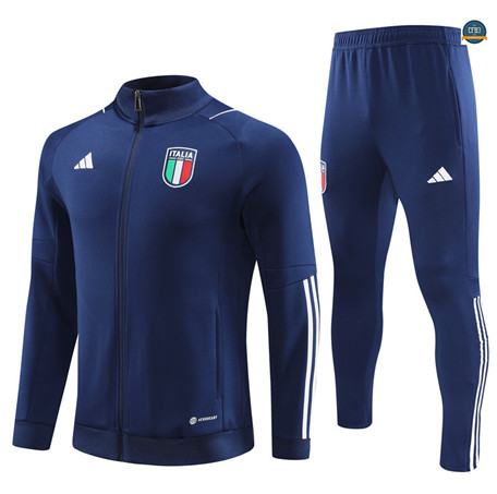 Crear Cfb3 Chaqueta Chándal Italia Equipación Azul 2023/2024 tienda