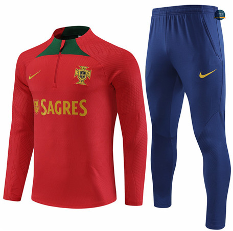 Outlet Cfb3 Chándal Niño Player Portugal Equipación Rojo 2023/2024 tienda