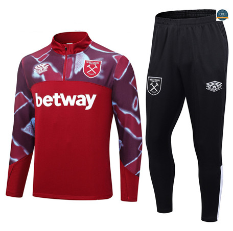 Outlet Cfb3 Chándal Niño West Ham United Rouge Equipación Rojo 2023/2024 tienda