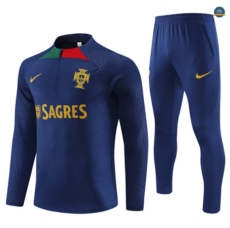 Outlet Cfb3 Chándal Player Portugal Equipación Azul Marino 2023/2024 tienda