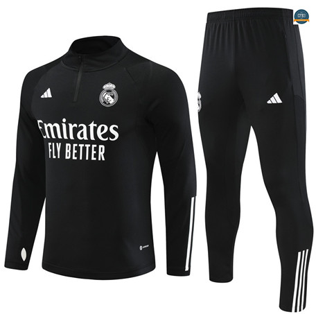 Diseñar Cfb3 Chándal Real Madrid Equipación Negro 2023/2024 baratas