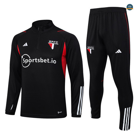 Nuevas Cfb3 Chándal São Paulo Equipación Negro 2023/2024 replicas