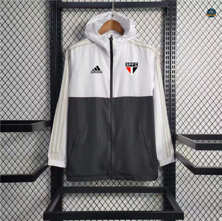 Buscar Cfb3 Camiseta Rompevientos Sao Paulo Equipación Blanco 2023/2024 online