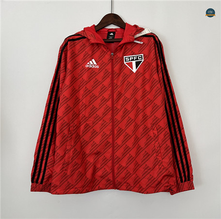 Venta Cfb3 Camiseta Rompevientos Sao Paulo Equipación Rojo 2023/2024 online