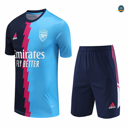 Venta Cfb3 Camiseta Entrenamiento Arsenal + Pantalones Cortos Equipación Azul 2023/2024 online