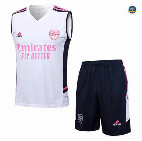 Outlet Cfb3 Camiseta Entrenamiento Arsenal Chaleco Pantalones Equipación Blanco 2023/2024 tienda