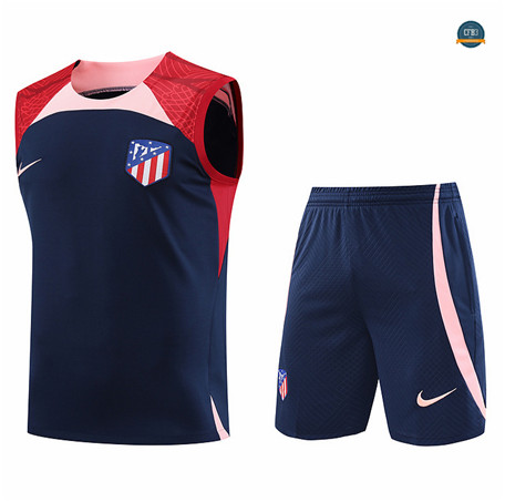 Crear Cfb3 Camiseta Entrenamiento Atletico Madrid Chaleco Pantalones Equipación Azul 2023/2024 tienda