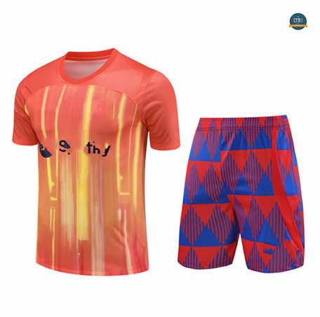 Crear Cfb3 Camiseta Entrenamiento Barcelona + Pantalones Cortos Equipación Naranja 2023/2024 tienda