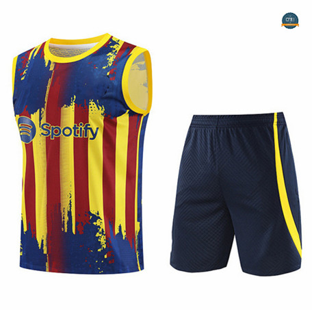 Venta Cfb3 Camiseta Entrenamiento Barcelona Chaleco Pantalones Equipación Amarillo 2023/2024 online