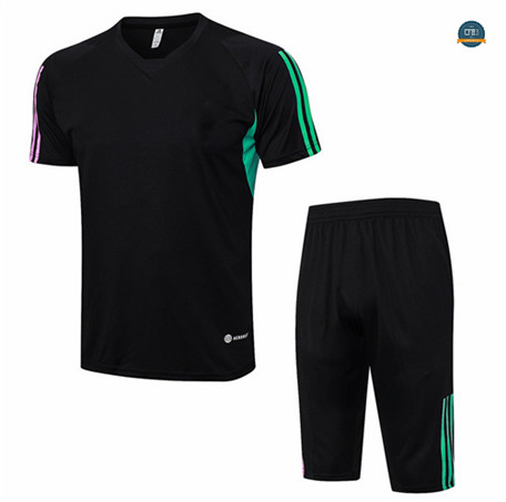 Nuevas Cfb3 Camiseta Entrenamiento Bayern Munich + Pantalones Cortos Equipación Negro 2023/2024 replicas