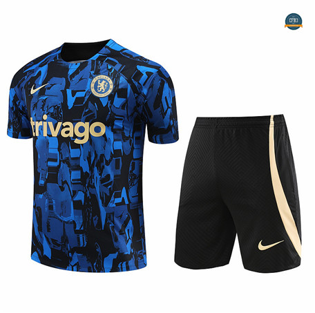 Buscar Cfb3 Camiseta Entrenamiento Chelsea + Pantalones Cortos Equipación Azul 2023/2024 online