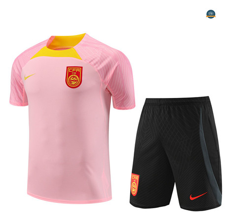 Outlet Cfb3 Camiseta Entrenamiento Chine Niño + Pantalones Cortos Equipación Rosa 2023/2024 tienda