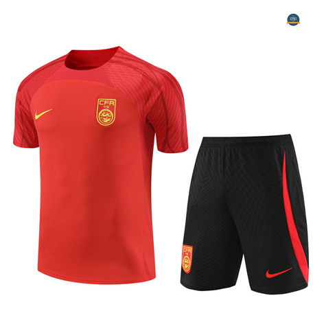 Diseñar Cfb3 Camiseta Entrenamiento Chine Niño + Pantalones Cortos Equipación Rojo 2023/2024 baratas