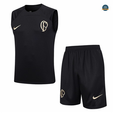 Buscar Cfb3 Camiseta Entrenamiento Corinthians Chaleco Pantalones Equipación Negro 2023/2024 online