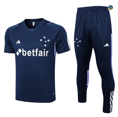 Crear Cfb3 Camiseta Entrenamiento Cruzeiro + Pantalones Equipación Azul 2023/2024 tienda