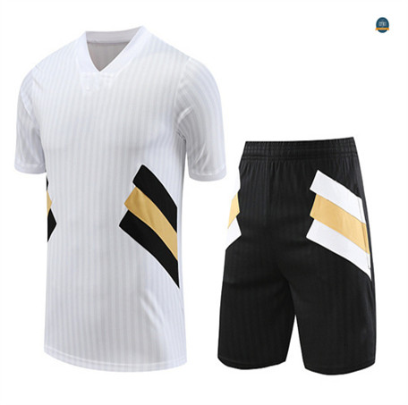 Nuevas Cfb3 Camiseta Entrenamiento Juventus + Pantalones Cortos Equipación Blanco 2023/2024 replicas