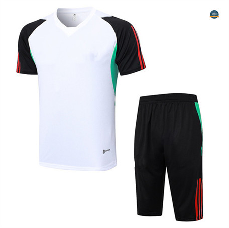 Outlet Cfb3 Camiseta Entrenamiento Manchester United + Pantalones Cortos Equipación Blanco 2023/2024 tienda