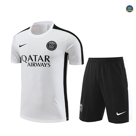 Buscar Cfb3 Camiseta Entrenamiento Paris Saint Germain + Pantalones Cortos Equipación Blanco 2023/2024 online