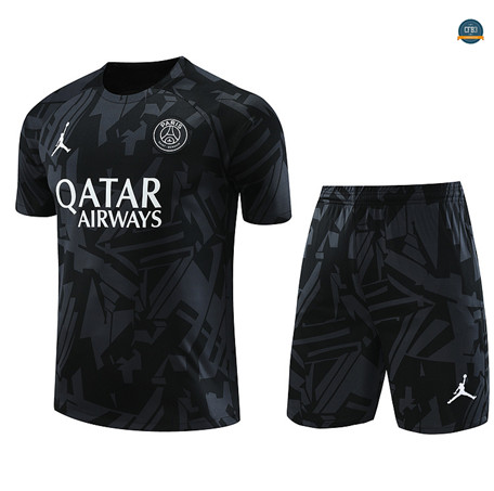 Nuevas Cfb3 Camiseta Entrenamiento Paris Saint Germain + Pantalones Cortos Equipación Negro 2023/2024 replicas