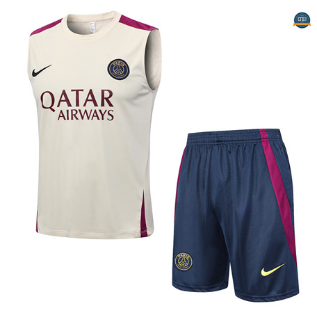 Buscar Cfb3 Camiseta Entrenamiento Paris Saint Germain Chaleco Pantalones Equipación Caqui 2023/2024 online