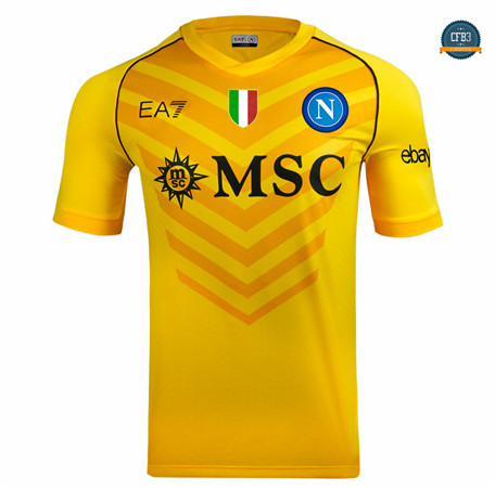 Venta Cfb3 Camiseta Napoli Equipación Portero Amarillo 2023/2024 online