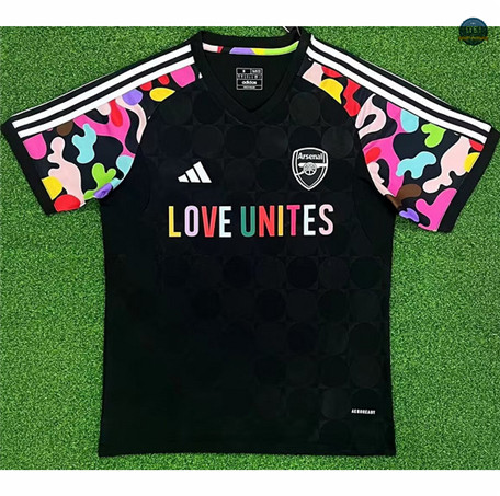 Cfb3 Camisetas Arsenal Equipación pre-match Entrenamiento Negro 2023/2024