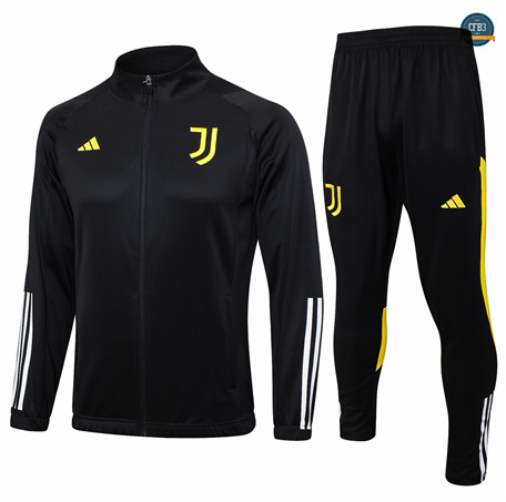 Cfb3 Camiseta Chaqueta Chándal Niño Juventus Equipación negro 2024/2025