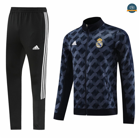 Cfb3 Camiseta Chaqueta Chándal Real Madrid Equipación negro 2024/2025