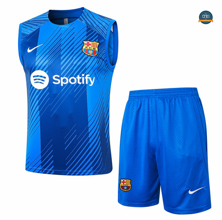 Cfb3 Camisetas Sin Mangs de Entrenamiento Barcelona Equipación azul 2024/2025