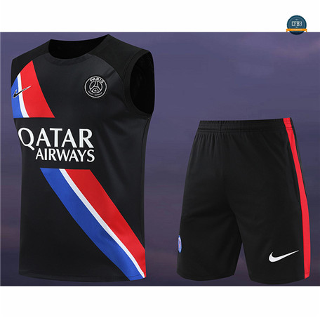 Cfb3 Camiseta Sin Mangs de Entrenamiento Paris Saint Germain Equipación negro 2024/2025